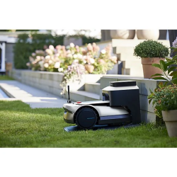 ECOVACS GOAT G1-2000 Mähroboter, ohne Begrenzungskabel, inkl. Garage & 4G-Modul, 4 Baken, AIVI 3D