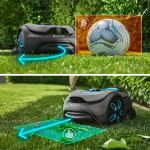 Gardena smart SILENO sense 400 Mähroboter, ohne Begrenzungskabel, AI-Vision, LONA™ AI, Trim-to-Edge