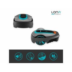 Gardena smart SILENO city 400 Set Mähroboter, LONA™ AI, CorridorCut, inkl. Gateway, leise 57dB
