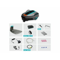 Gardena smart SILENO city 400 Set Mähroboter, LONA™ AI, CorridorCut, inkl. Gateway, leise 57dB