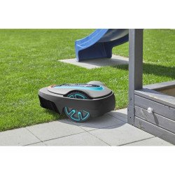 Gardena smart SILENO city 400 Set Mähroboter, LONA™ AI, CorridorCut, inkl. Gateway, leise 57dB