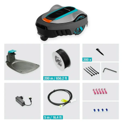 Gardena smart SILENO city 600 Set Mähroboter, LONA™ AI, CorridorCut, inkl. Gateway, leise 57dB