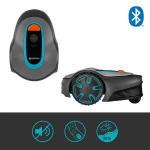 Gardena SILENO minimo 250 Mähroboter, bis 250 m², Bluetooth App, Frostsensor, leise 57dB, IPX5