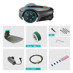 Gardena SILENO minimo 250 Mähroboter, bis 250 m², Bluetooth App, Frostsensor, leise 57dB, IPX5