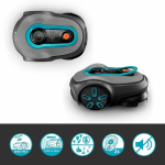 Gardena smart SILENO free 600 Mähroboter Set, kabellos ohne Begrenzungskabel, LONA™ AI, Doppel-Mähwerk, inkl. Gateway