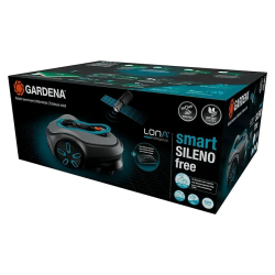 Gardena smart SILENO free 600 Mähroboter Set, kabellos ohne Begrenzungskabel, LONA™ AI, Doppel-Mähwerk, inkl. Gateway