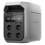 EcoFlow DELTA 3 Plus Tragbare Powerstation, 1024 Wh LiFePO4 Akku, 1800W AC-Ausgang, 1000W Solar-Eingang, IP65