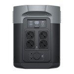 EcoFlow DELTA 2 Max Tragbare Powerstation, 2048 Wh LiFePO4 Akku, 2400W AC-Ausgang (X-Boost 3100W), 80 Min Schnellladung