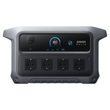 Anker SOLIX C2000 Gen 2 Tragbare Powerstation, 2048 Wh LiFePO4 Akku, 2400W AC-Ausgang, 58 Min Schnellladung