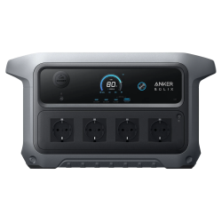 Anker SOLIX C2000 Gen 2 Tragbare Powerstation, 2048 Wh LiFePO4 Akku, 2400W AC-Ausgang, 58 Min Schnellladung