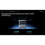 Anker SOLIX C2000 Gen 2 Tragbare Powerstation, 2048 Wh LiFePO4 Akku, 2400W AC-Ausgang, 58 Min Schnellladung