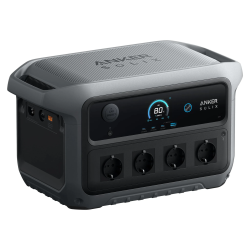 Anker SOLIX C2000 Gen 2 Tragbare Powerstation, 2048 Wh LiFePO4 Akku, 2400W AC-Ausgang, 58 Min Schnellladung
