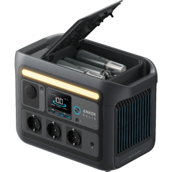 Anker SOLIX C800X Portable Power Station, 768 Wh LiFePO4 Akku, 1200W AC-Ausgang (SurgePad™ 1600W), 58 Min Schnellladung
