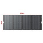 EcoFlow 400W Lightweight Solarpanel, faltbares bifaziales TOPCon Solarmodul, IP67, XT60
