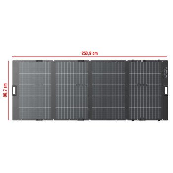 EcoFlow 400W Lightweight Solarpanel, faltbares bifaziales TOPCon Solarmodul, IP67, XT60