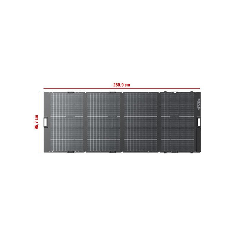 EcoFlow 400W Lightweight Solarpanel, faltbares bifaziales TOPCon Solarmodul, IP67, XT60
