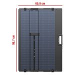 EcoFlow 400W Lightweight Solarpanel, faltbares bifaziales TOPCon Solarmodul, IP67, XT60
