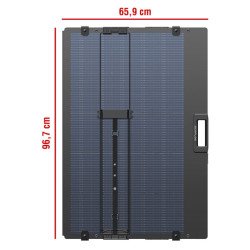 EcoFlow 400W Lightweight Solarpanel, faltbares bifaziales TOPCon Solarmodul, IP67, XT60
