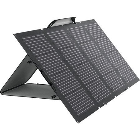 EcoFlow 220W Bifaziales Solarpanel, tragbares faltbares Solarmodul, IP68 wasserdicht, MC4