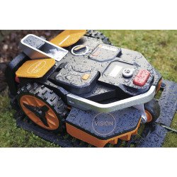 WORX Landroid Vision M600 Mähroboter, für bis zu 600 m², kabellos, Vision AI-Kamera, Cut-to-Edge, PowerShare
