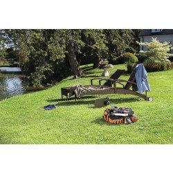 WORX Landroid Vision M600 Mähroboter, für bis zu 600 m², kabellos, Vision AI-Kamera, Cut-to-Edge, PowerShare