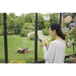 WORX Landroid Vision M600 Mähroboter, für bis zu 600 m², kabellos, Vision AI-Kamera, Cut-to-Edge, PowerShare