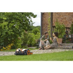 WORX Landroid Vision M600 Mähroboter, für bis zu 600 m², kabellos, Vision AI-Kamera, Cut-to-Edge, PowerShare