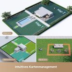 Dreame Roboticmower A1 Pro Mähroboter, für bis zu 2000 m², kabellos, OmniSense™ 3D LiDAR, IPX6