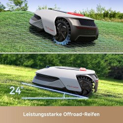 Dreame Roboticmower A1 Pro Mähroboter, für bis zu 2000 m², kabellos, OmniSense™ 3D LiDAR, IPX6
