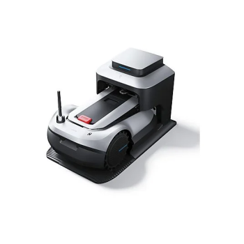 ECOVACS GOAT G1-2000 Mähroboter ohne Draht, für 2000m², inkl. Garage & 4G-Modul, 4 Baken, AIVI 3D Kamera, App